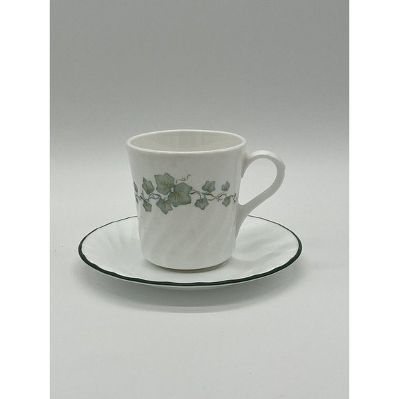 Corelle Ivy Coffee Mug And Saucer - Picture 3 of 3